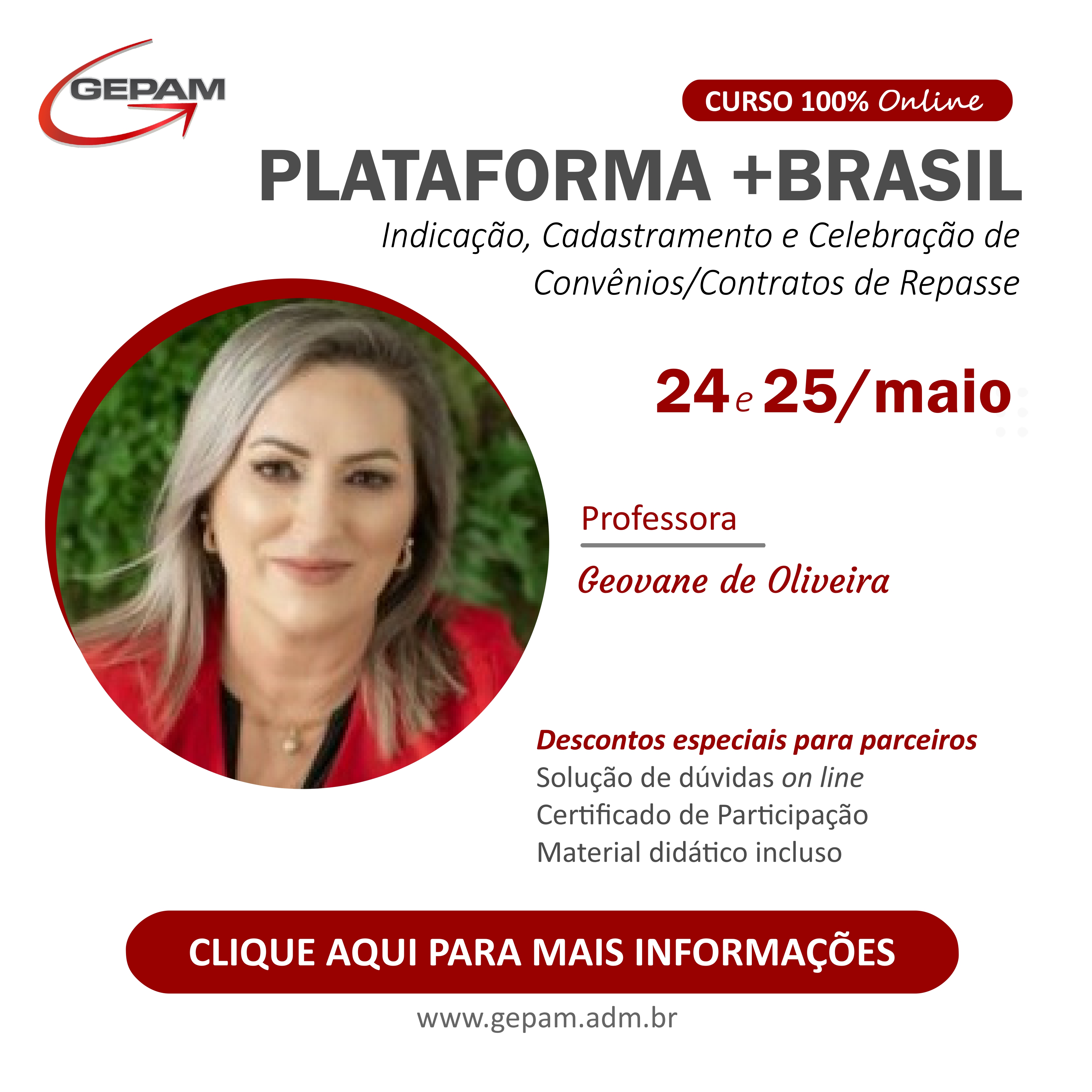 Curso Online - Plataforma + Brasil – Indicação, Cadastramento e Celebração de Convênios/Contratos de Repasse | 10