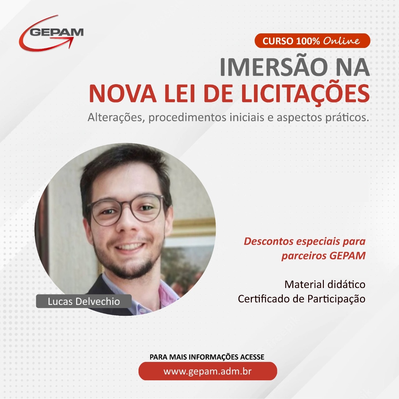 Curso Online sobre Imersão na Nova Lei de Licitações | 2