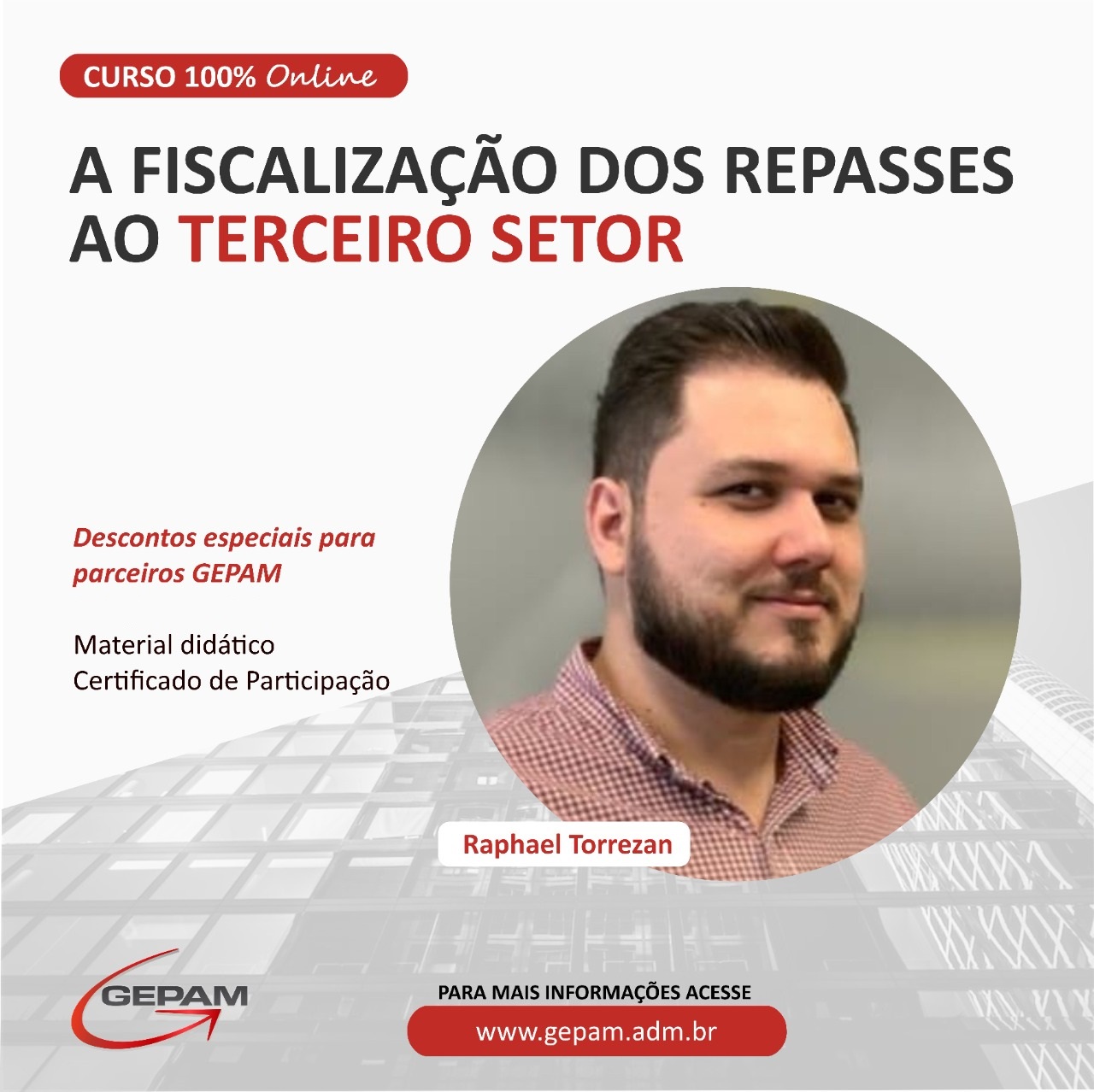 Curso Online sobre Fiscalização dos Repasses ao Terceiro Setor | 5