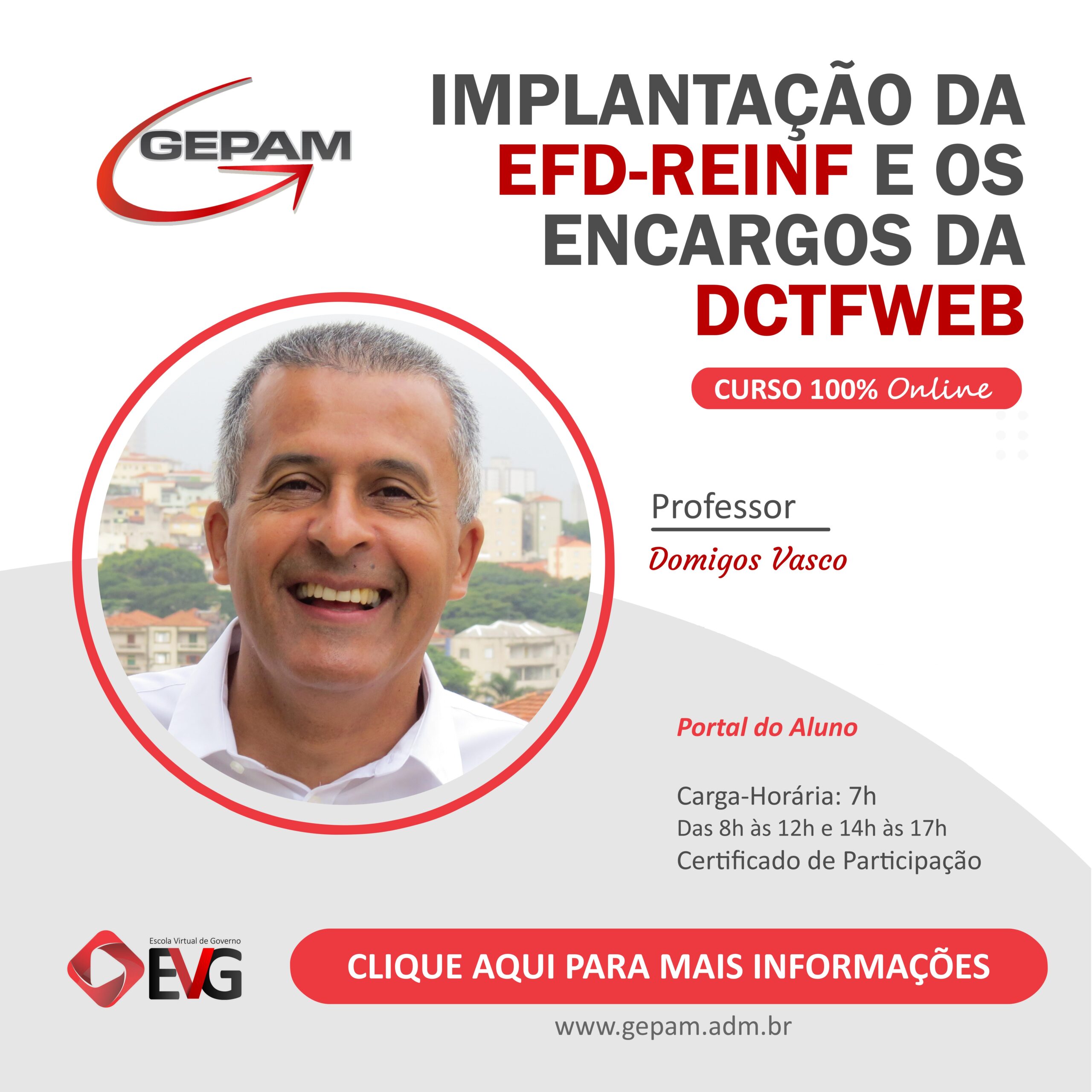 Curso Online sobre A Implantação Da EFD-REINF e a Apuração dos Encargos na DCTFweb para Administração Pública | 10