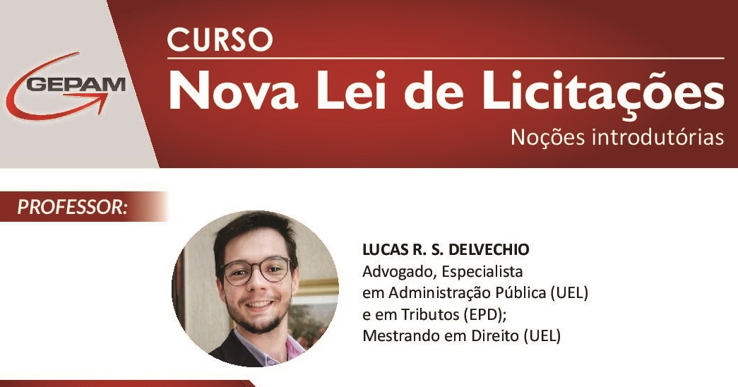 Curso Presencial - Nova Lei de Licitações | 2