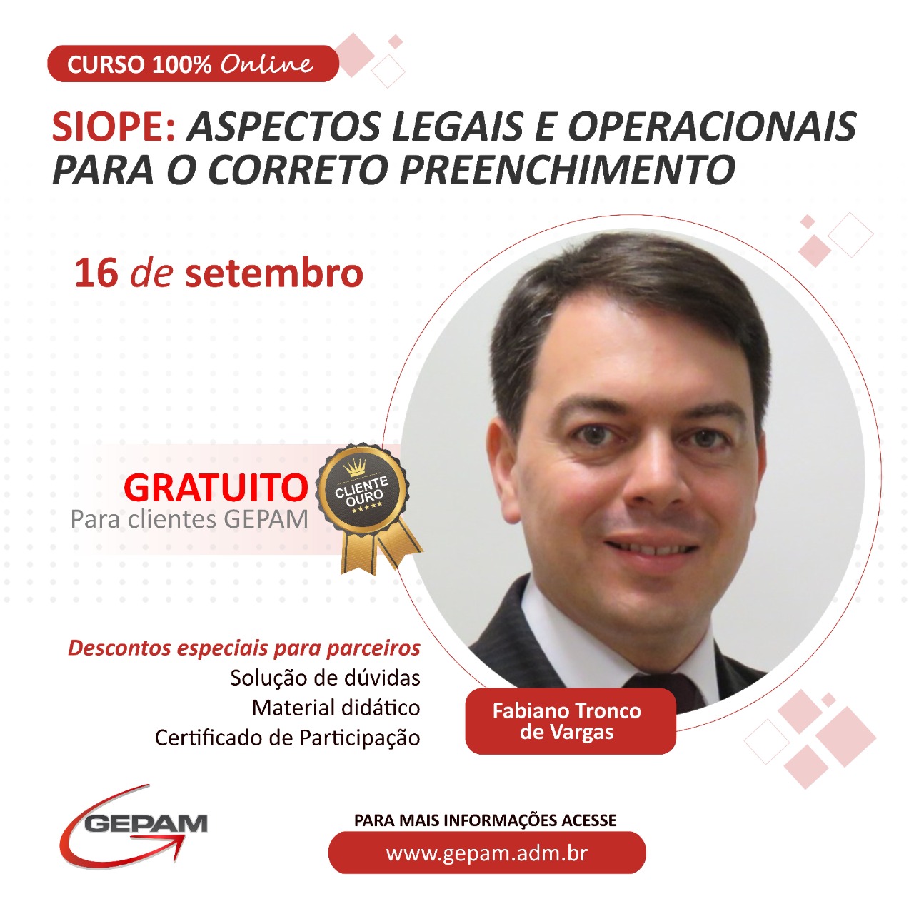 Curso Online – “SIOPE” Aspectos Legais e Operacionais para o Correto Preenchimento | 38