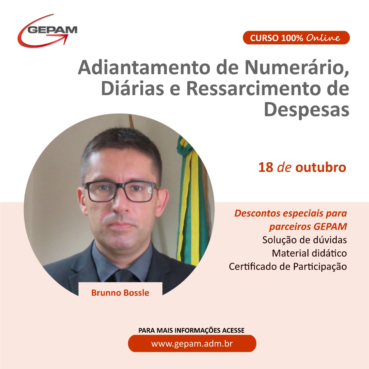Curso Online - Adiantamento de Numerário, Diárias e Ressarcimento de Despesas | 48