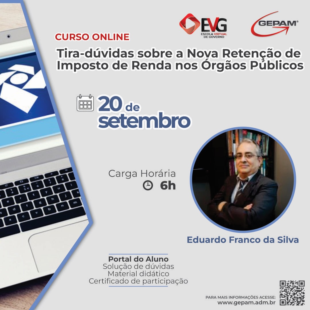 Curso Online - Tira-dúvidas sobre a Nova Retenção de Imposto de Renda nos Órgãos Públicos | 116