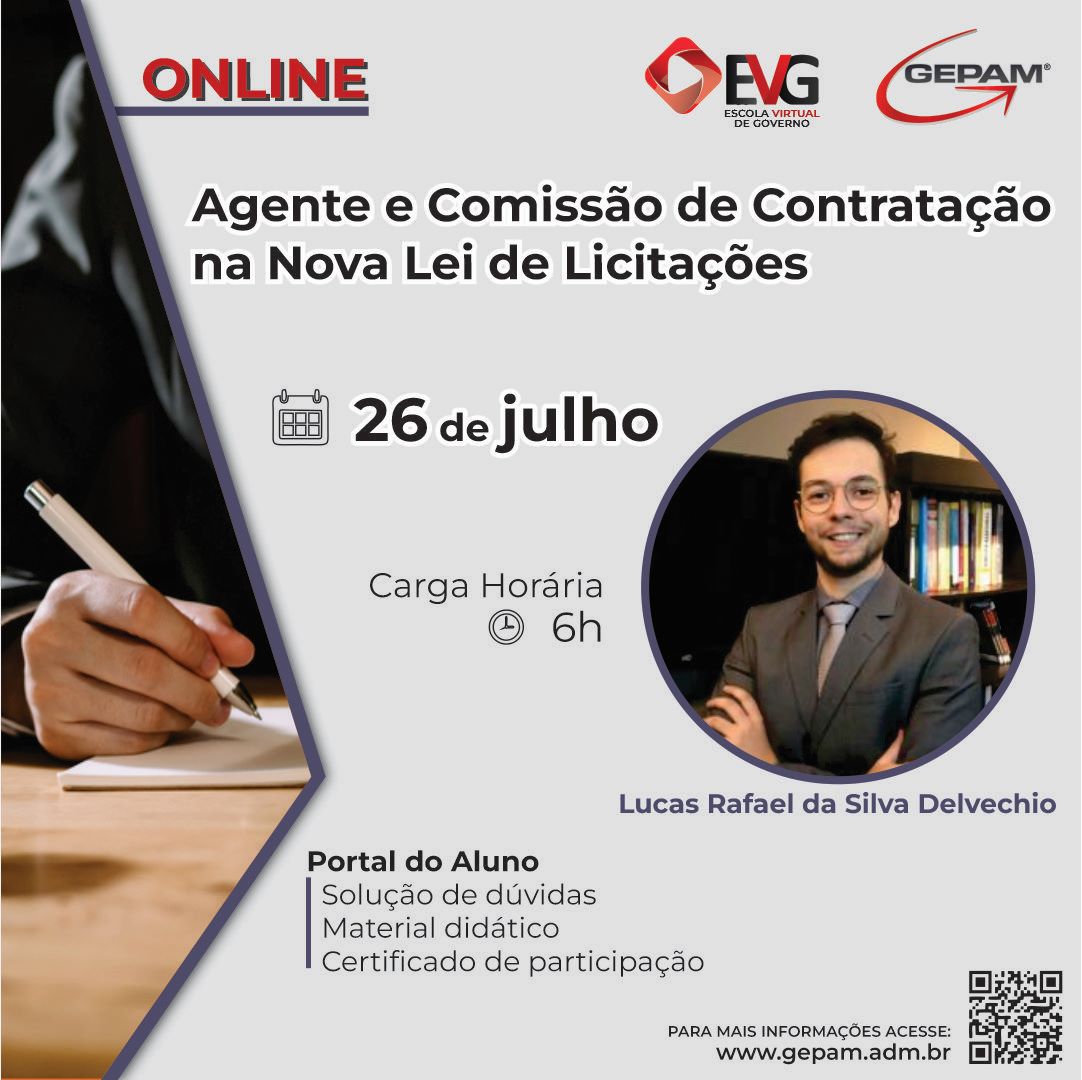 Curso Online - Agente e Comissão de Contratação na Nova Lei de Licitações | 101