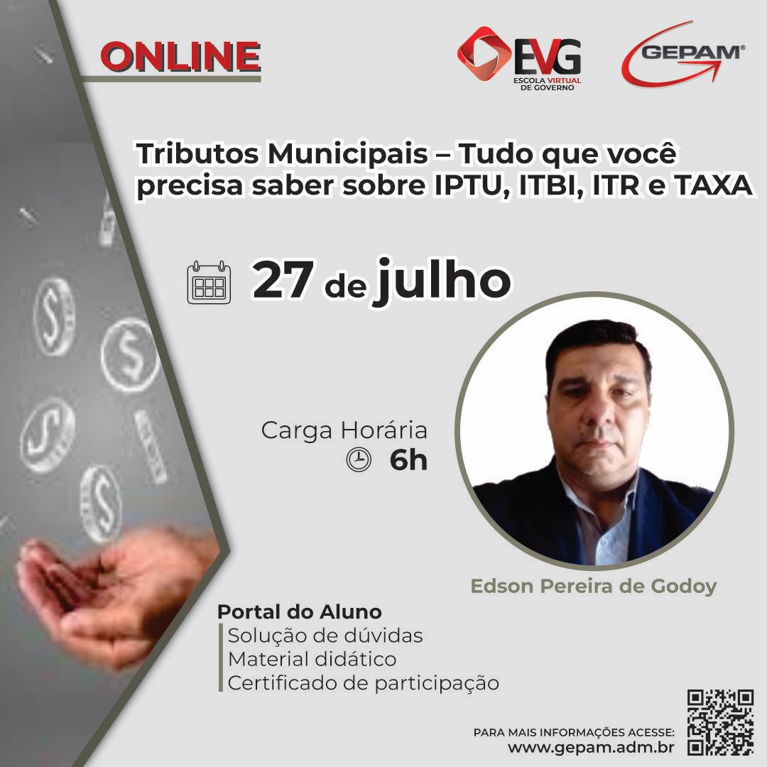 Curso online - Tributos Municipais – Tudo que você precisa saber sobre IPTU, ITBI, ITR e TAXAS | 102