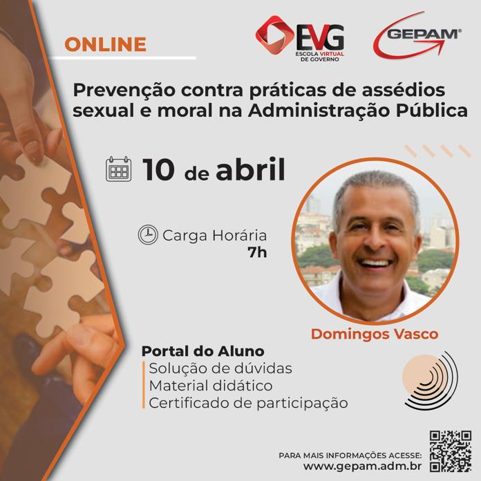 Curso Online – Prevenção contra práticas de assédios sexual e moral na Administração Pública | 77