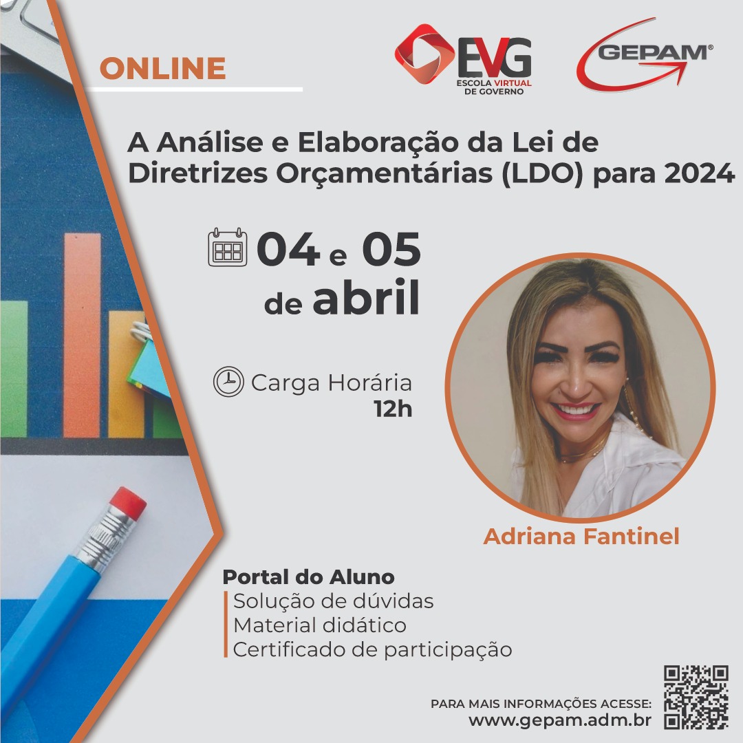 Curso Online - A Análise e Elaboração da Lei de Diretrizes Orçamentárias (LDO) para 2024 | 75