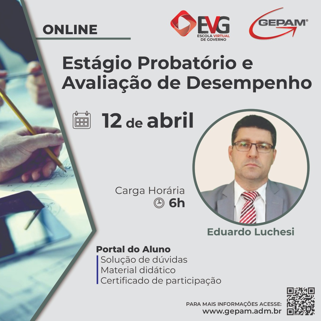Curso Online – Estágio Probatório e Avaliação de Desempenho | 78