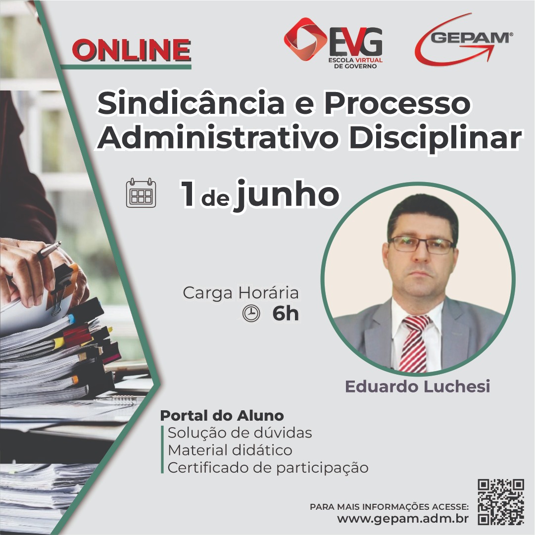 Curso Online - Sindicância e Processo Administrativo Disciplinar | 90