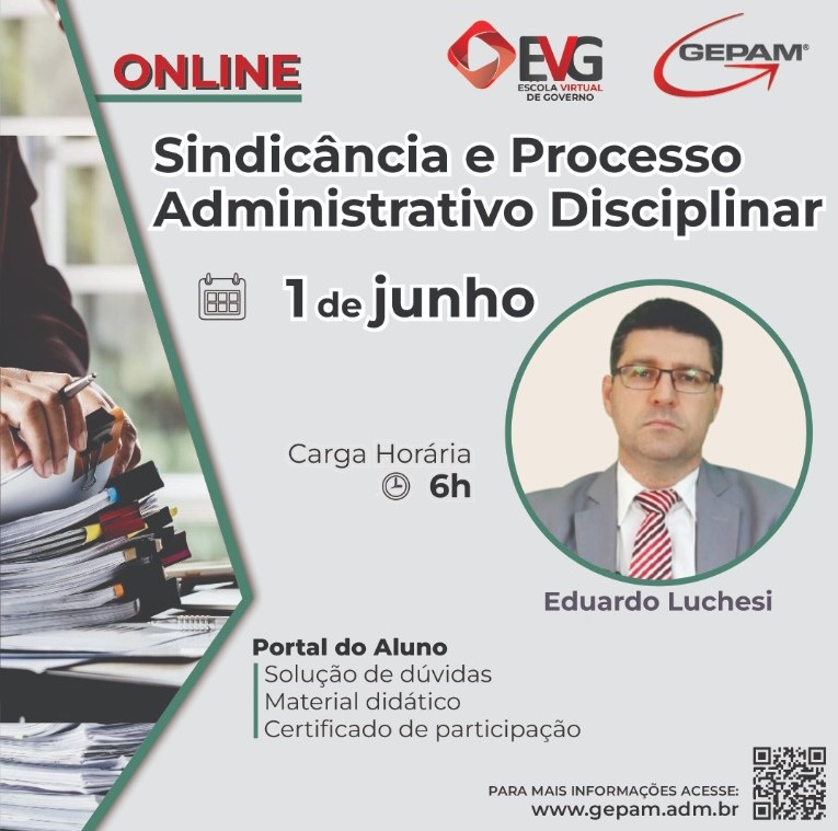 Curso Online – Sindicância e Processo Administrativo Disciplinar | 90