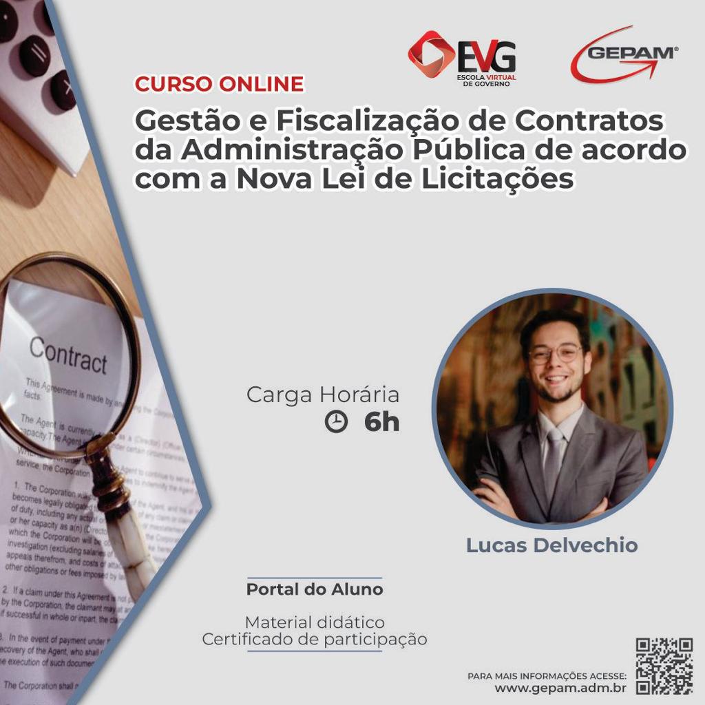 Curso Online sobre Gestão e Fiscalização de Contratos da Administração Pública de acordo com a Nova Lei de Licitações | 46