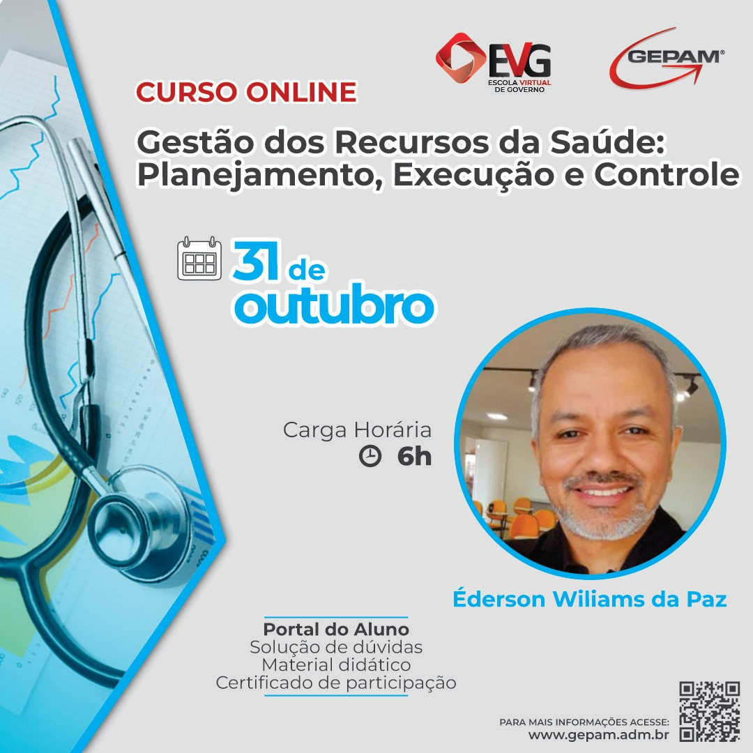 Curso Online – Gestão dos Recursos da Saúde: Planejamento, Execução e Controle | 124