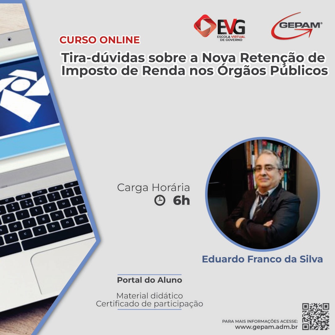 Curso Online para Tira-dúvidas sobre a Nova Retenção de Imposto de Renda nos Órgãos Públicos | 50