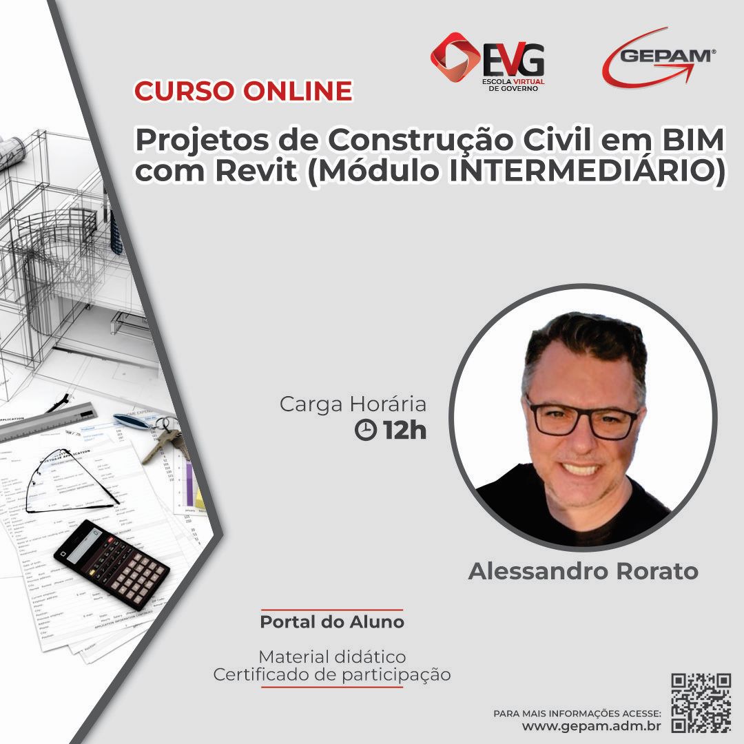 Curso Online sobre Projetos de Construção Civil em BIM com Revit (Módulo Intermediário) | 51