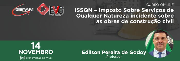 Curso Online - ISSQN - Imposto Sobre Serviços de Qualquer Natureza incidente sobre as obras de construção civil | 188