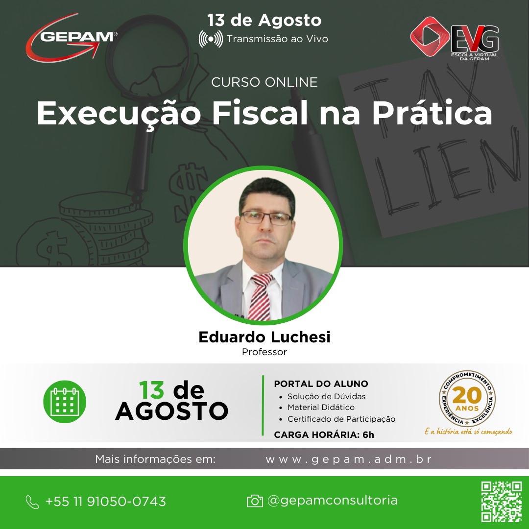 Curso Online – Execução Fiscal na Prática | 178