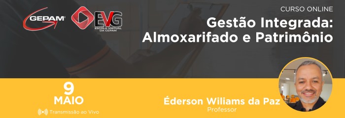 Curso Online - Gestão Integrada: Almoxarifado e Patrimônio | 163
