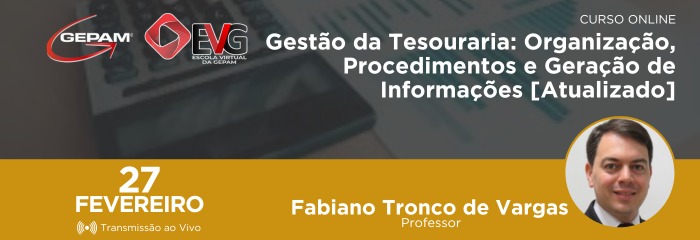 Curso Online - Gestão da Tesouraria: Organização, Procedimentos e Geração de Informações | 145