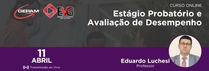Curso Online - Estágio Probatório e Avaliação de Desempenho | 158