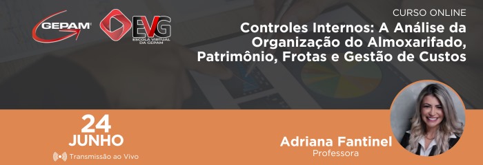 Curso Online - Controles Internos: A Análise da Organização do Almoxarifado, Patrimônio, Frotas e Gestão de Custos | 169