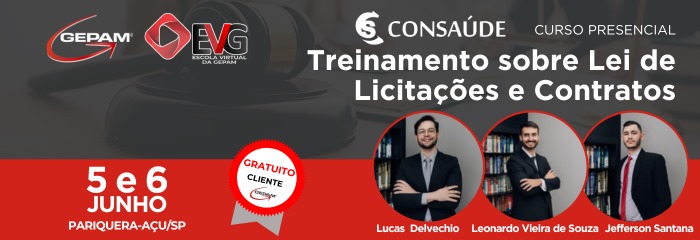 Curso Presencial (Pariquera-Açu/SP) - Treinamento sobre Lei de Licitações e Contratos | 167