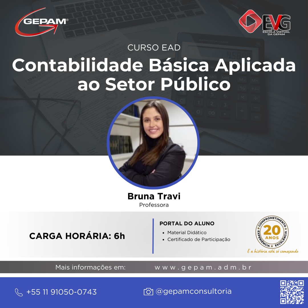 Curso Online sobre Contabilidade Básica Aplicada ao Setor Público | 71