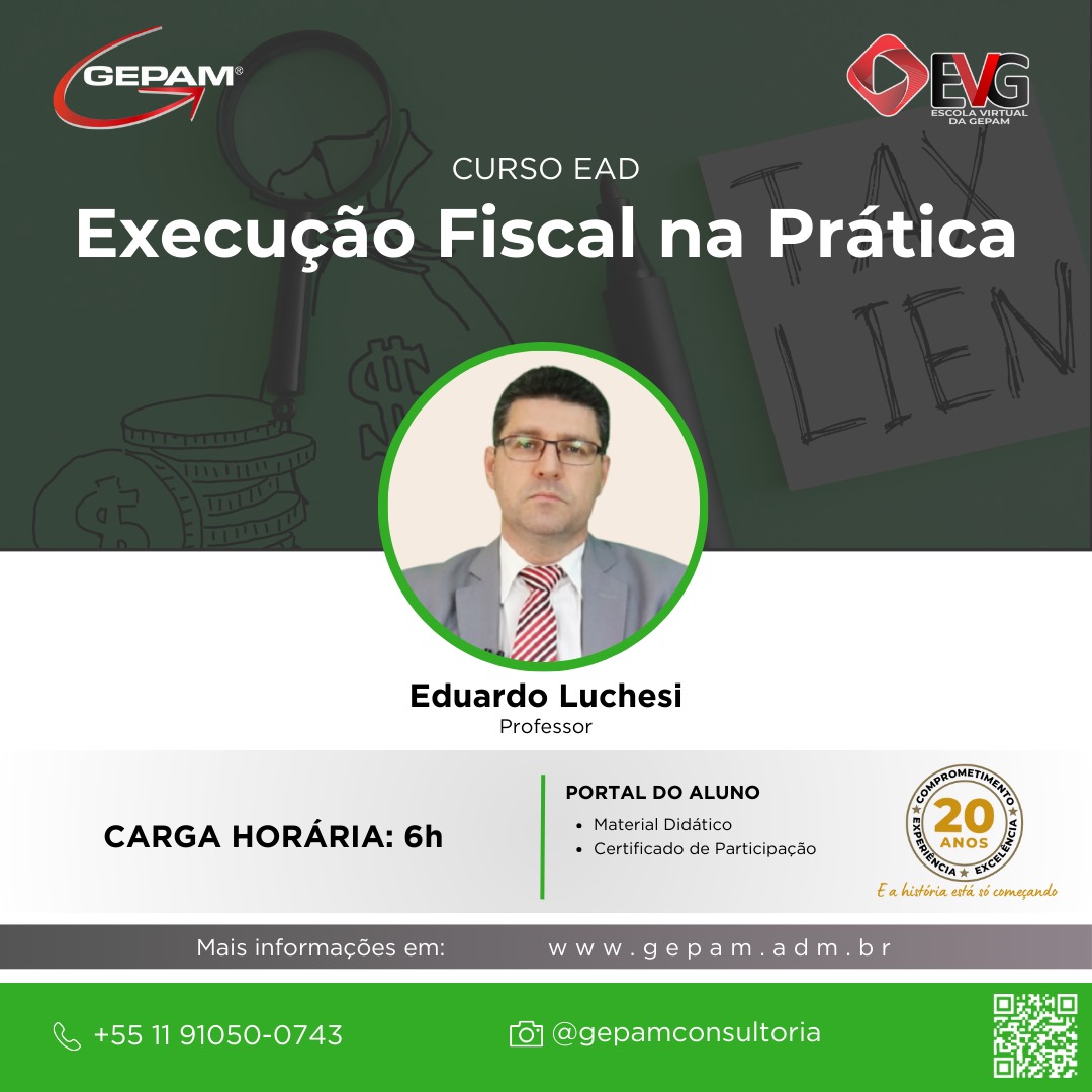 Curso Online sobre Execução Fiscal na Prática | 77