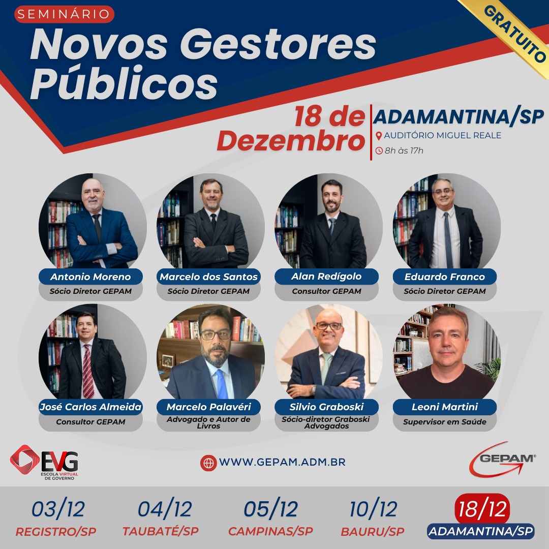 Seminário Presencial (Adamantina/SP) – Novos Gestores Públicos | 195