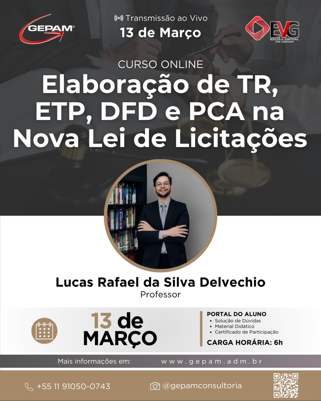 Curso Online – Elaboração de TR, ETP, DFD e PCA na Nova Lei de Licitações | 212