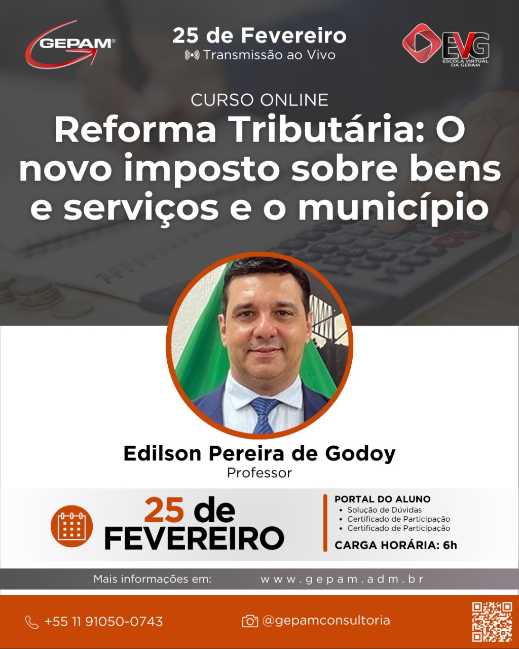 Curso Online – Reforma Tributária: O novo imposto sobre bens e serviços e o município | 208