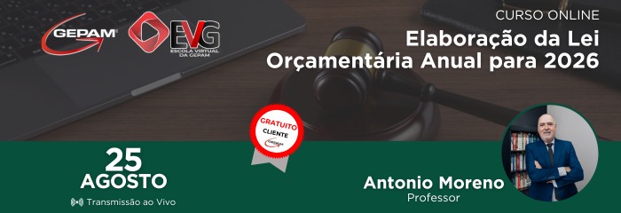 Curso Online - Elaboração da Lei Orçamentária Anual para 2026 | 249
