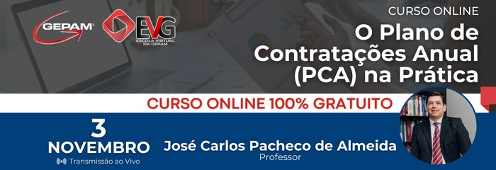 Curso Online - O Plano de Contratações Anual (PCA) na Prática | 268