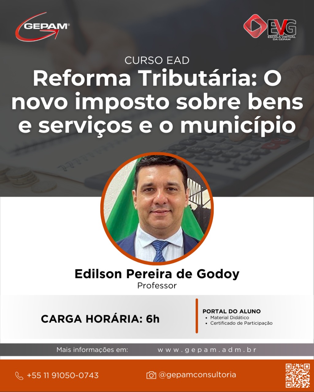 Curso Online sobre Reforma Tributária: O novo imposto sobre bens e serviços e o município | 91