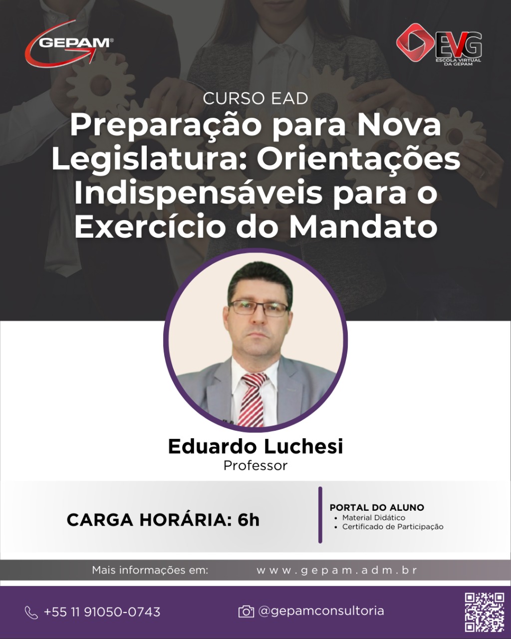 Curso Online sobre Preparação para Nova Legislatura: Orientações Indispensáveis para o Exercício do Mandato | 90