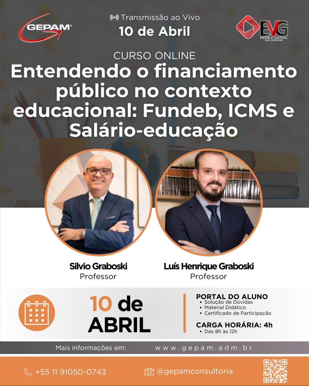 Curso Online – Entendendo o financiamento público no contexto educacional: Fundeb, ICMS e Salário-educação | 216