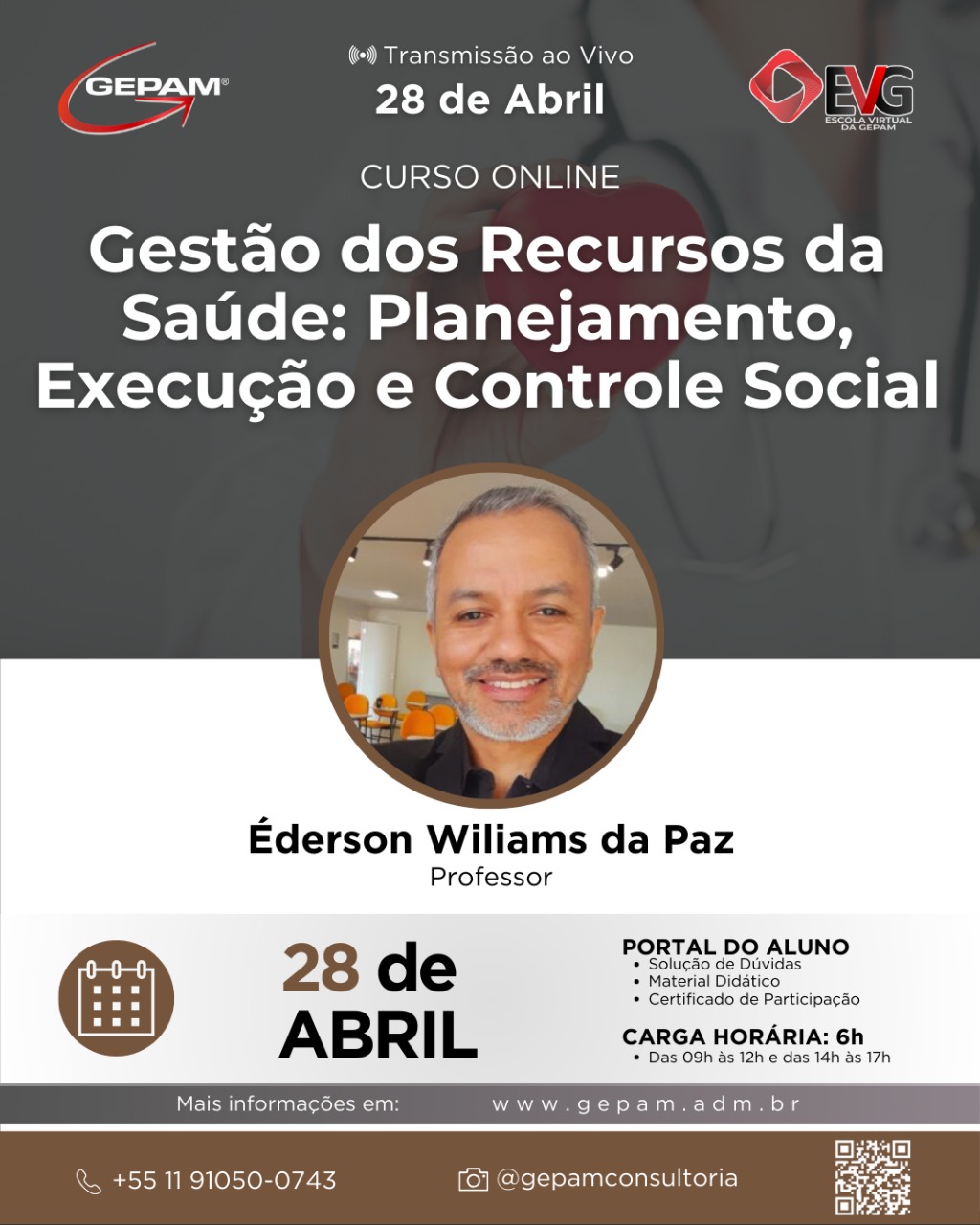 Curso Online – Gestão dos Recursos da Saúde: Planejamento, Execução e Controle Social | 219