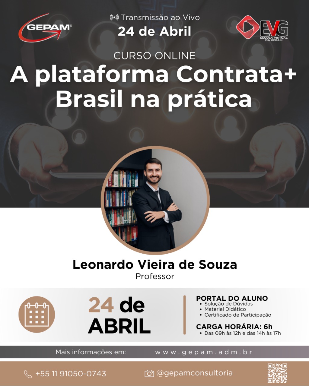 Curso Online – A plataforma Contrata+ Brasil na prática | 218