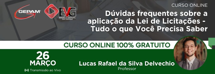 Curso Online - Dúvidas frequentes sobre a aplicação da Lei de Licitações | 213