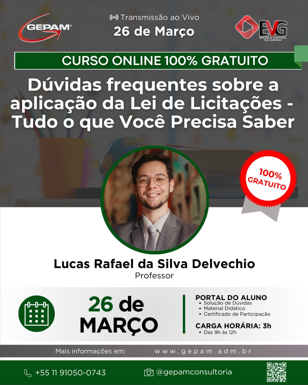 Curso Online – Dúvidas frequentes sobre a aplicação da Lei de Licitações | 213