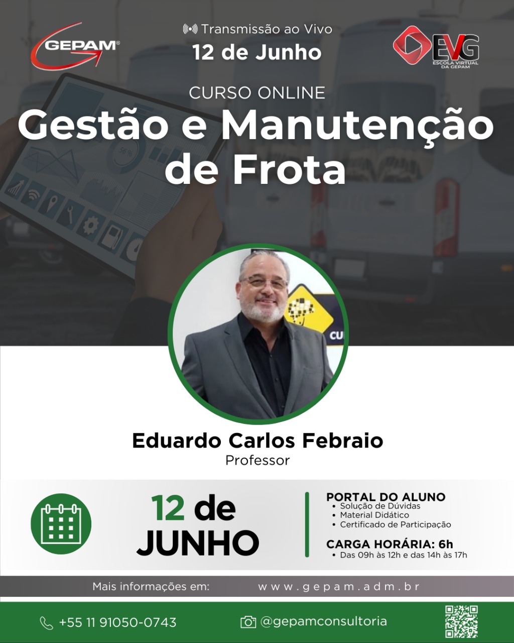 Curso Online – Gestão e Manutenção de Frota