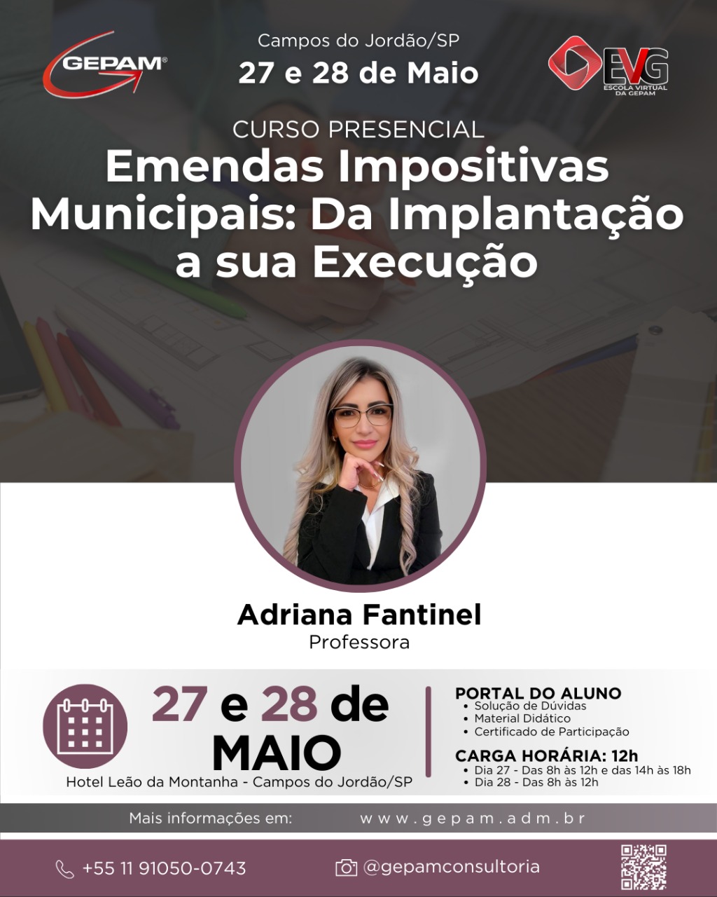 Curso Presencial (Campos do Jordão/SP) – Emendas Impositivas Municipais: Da Implantação a sua Execução | 226