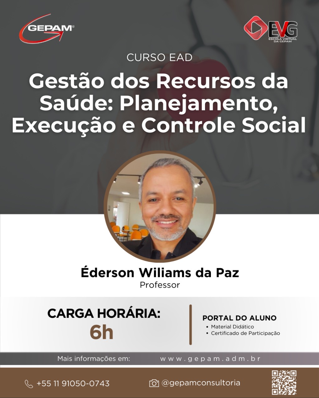 Curso Online sobre Gestão dos Recursos da Saúde: Planejamento, Execução e Controle Social | 101