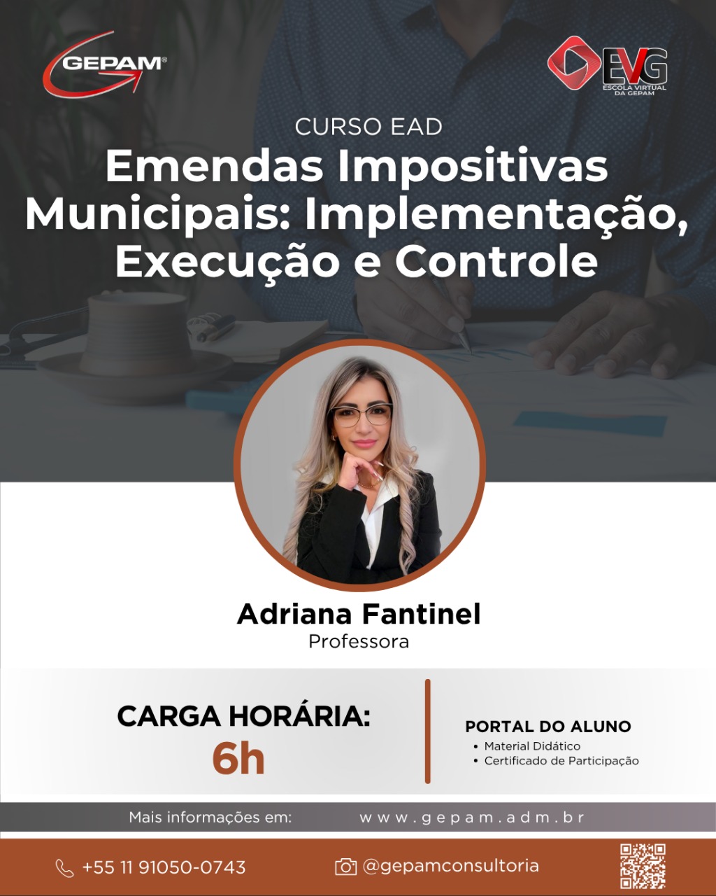 Curso Online sobre Emendas Impositivas Municipais: Implementação, Execução e Controle | 108