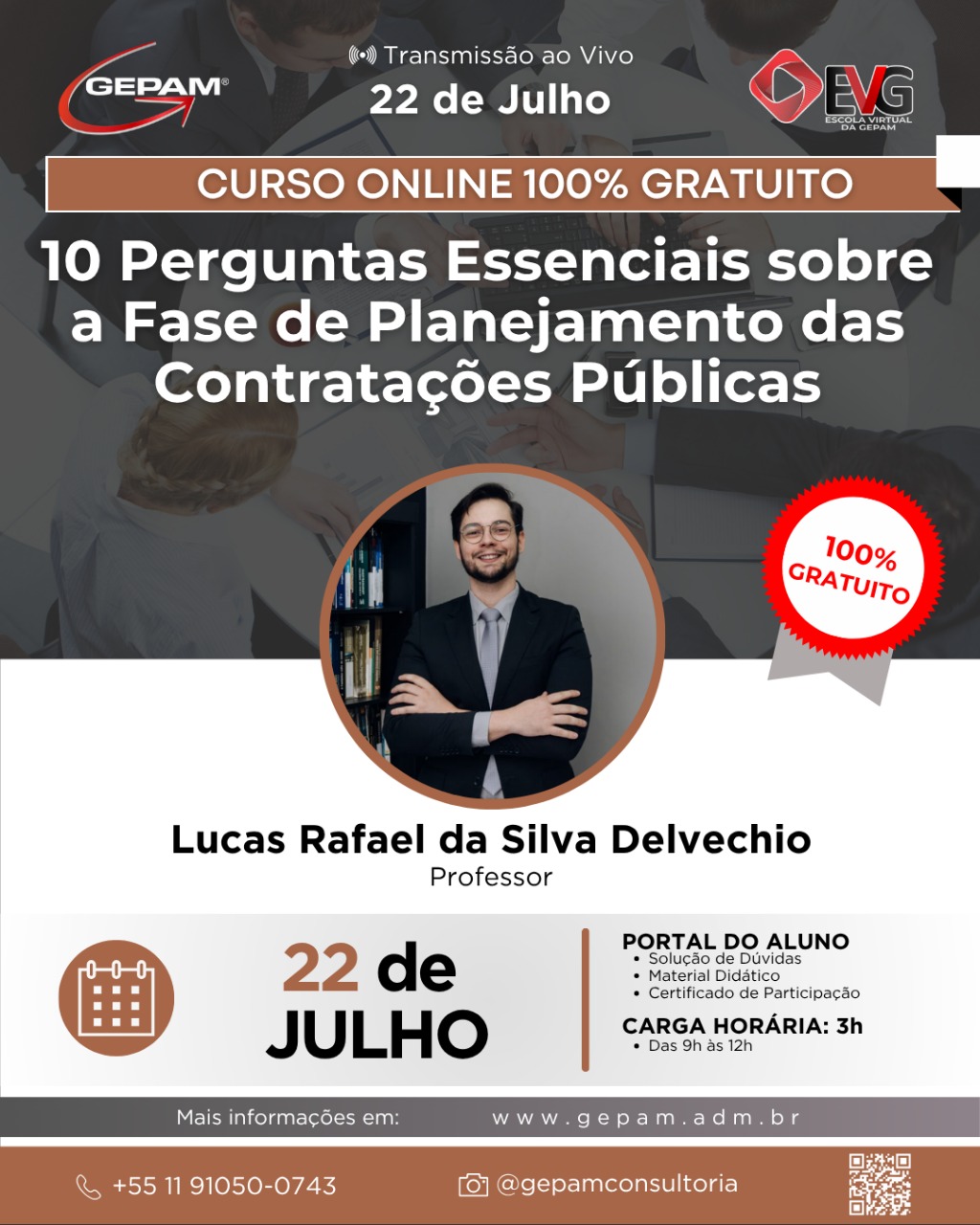 Curso Online – 10 Perguntas Essenciais sobre a Fase de Planejamento das Contratações Públicas | 241