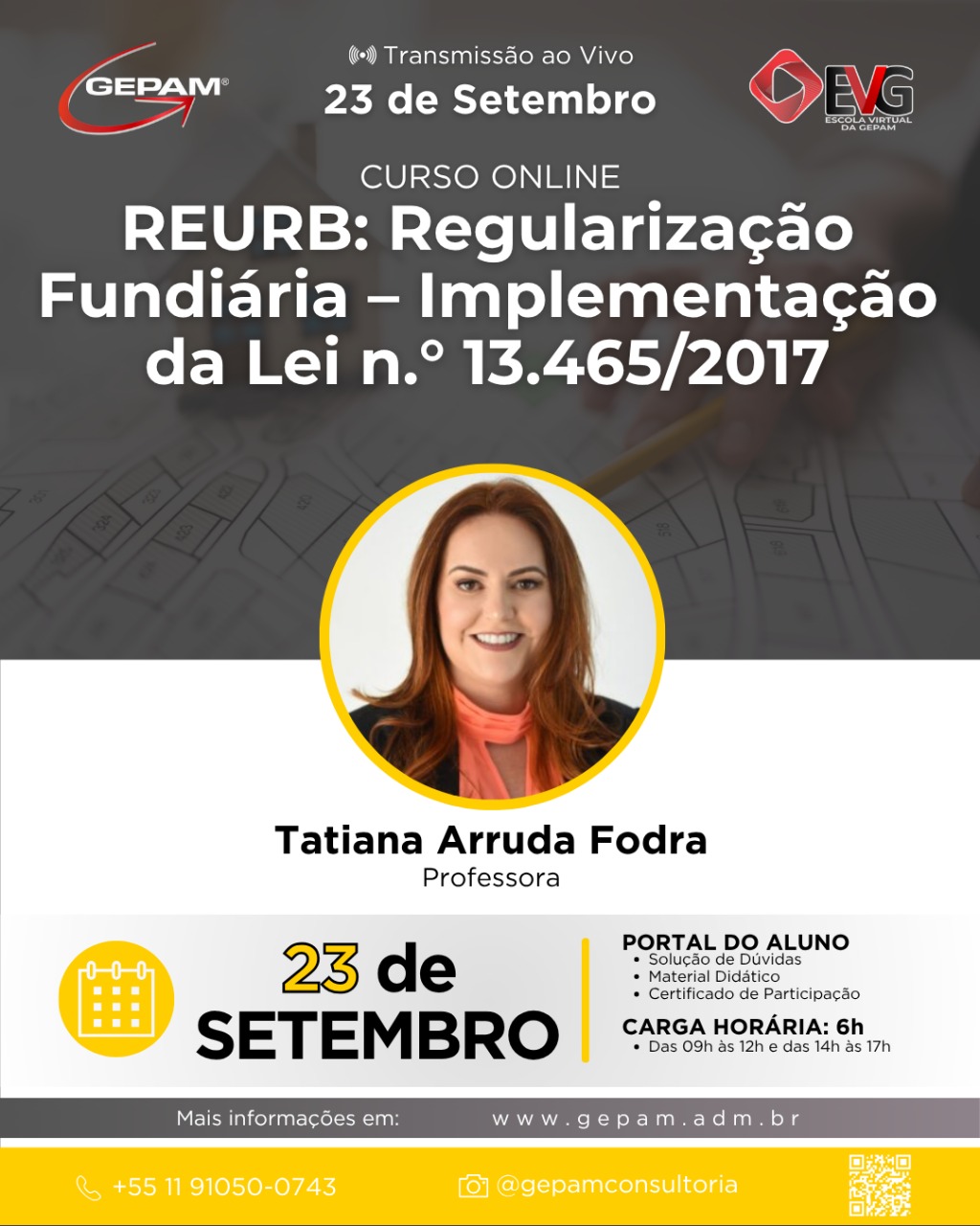 Curso Online – REURB: Regularização Fundiária – Implementação da Lei n.° 13.465/2017 | 258