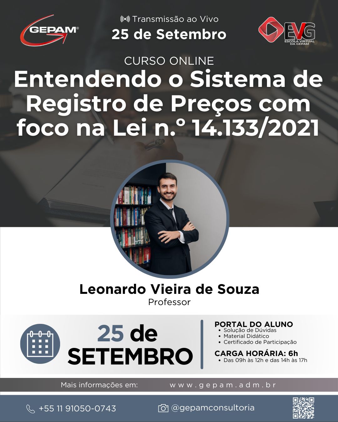 Curso Online – Entendendo o Sistema de Registro de Preços com foco na Lei n.º 14.133/2021