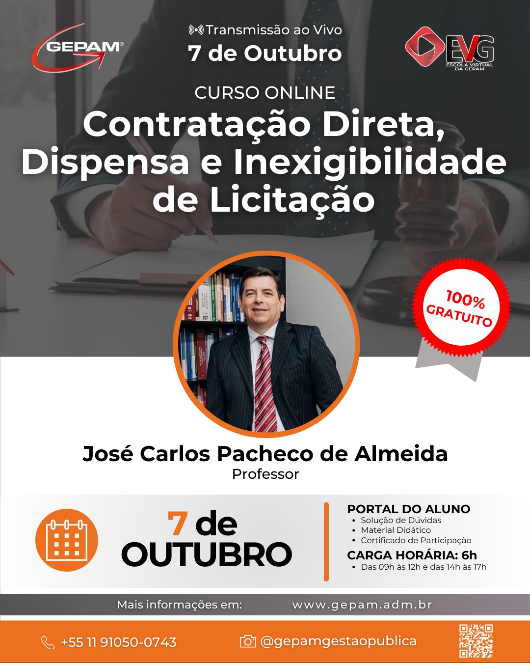 Curso Online – Contratação Direta, Dispensa e Inexigibilidade de Licitação | 261