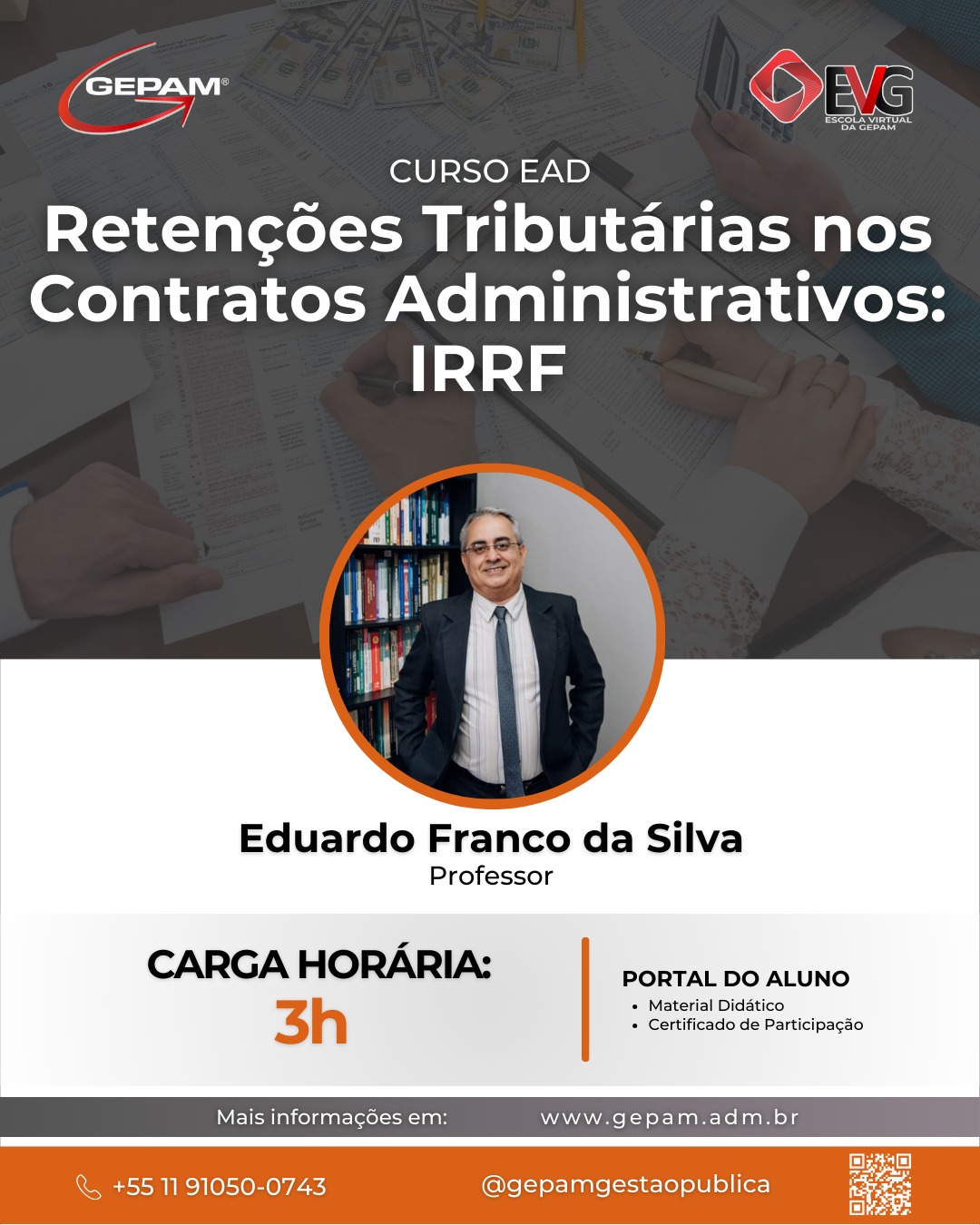 Curso Online sobre Retenções Tributárias nos Contratos Administrativos: IRRF | 117