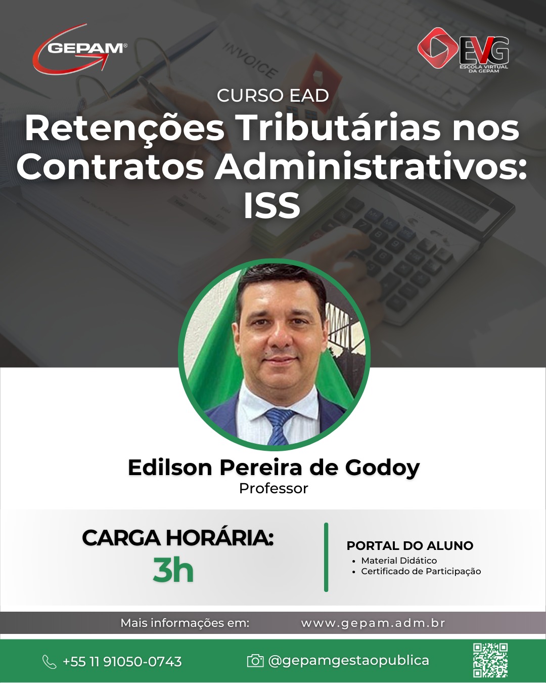 Curso Online sobre Retenções Tributárias nos Contratos Administrativos: ISS | 119